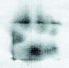 Figure 3. The dark areas are hotter, revealing  nonuniform heat distribution across the package. This DT is unacceptable for lead-free solders and will cause oxidation to form in the lighter areas